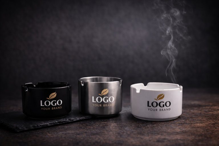 Διαφημιστικά τασάκια με brand και πληροφορίες