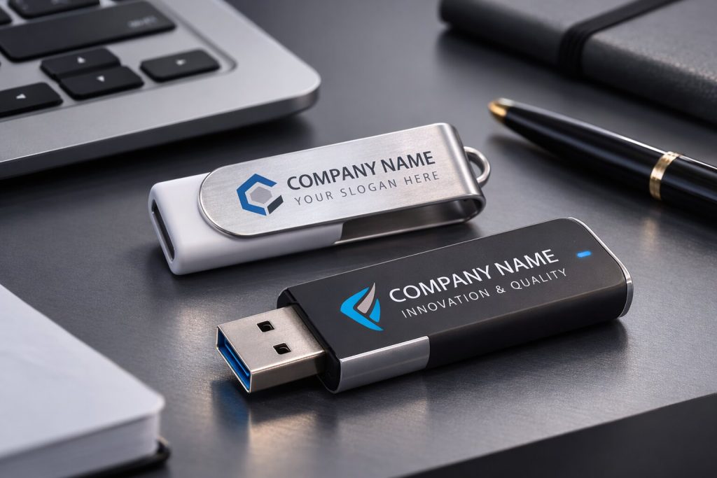 usb στικάκι με λογότυπο